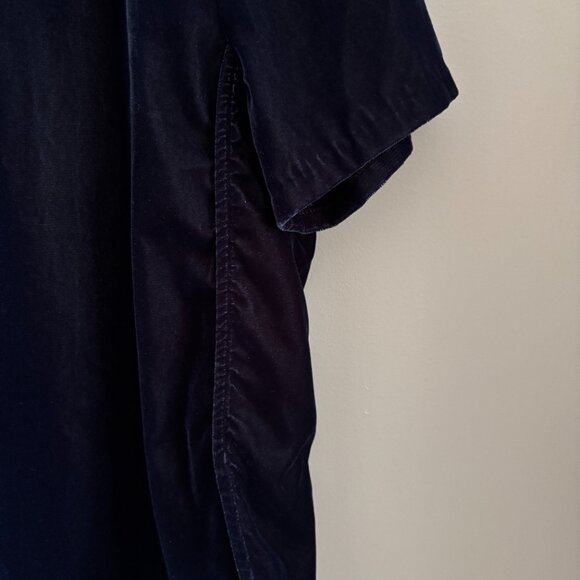 Midnight Blue Velvet Top - Picture 4 of 7